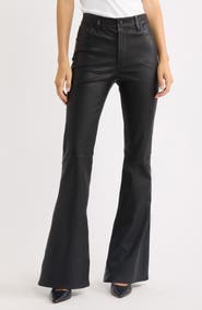 FRAME The Leather Flare Pants