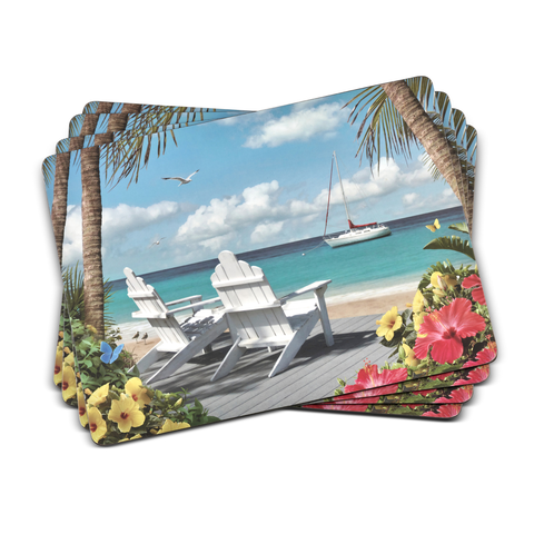 In The Sunshine Set of 4 Cork Back Placemats