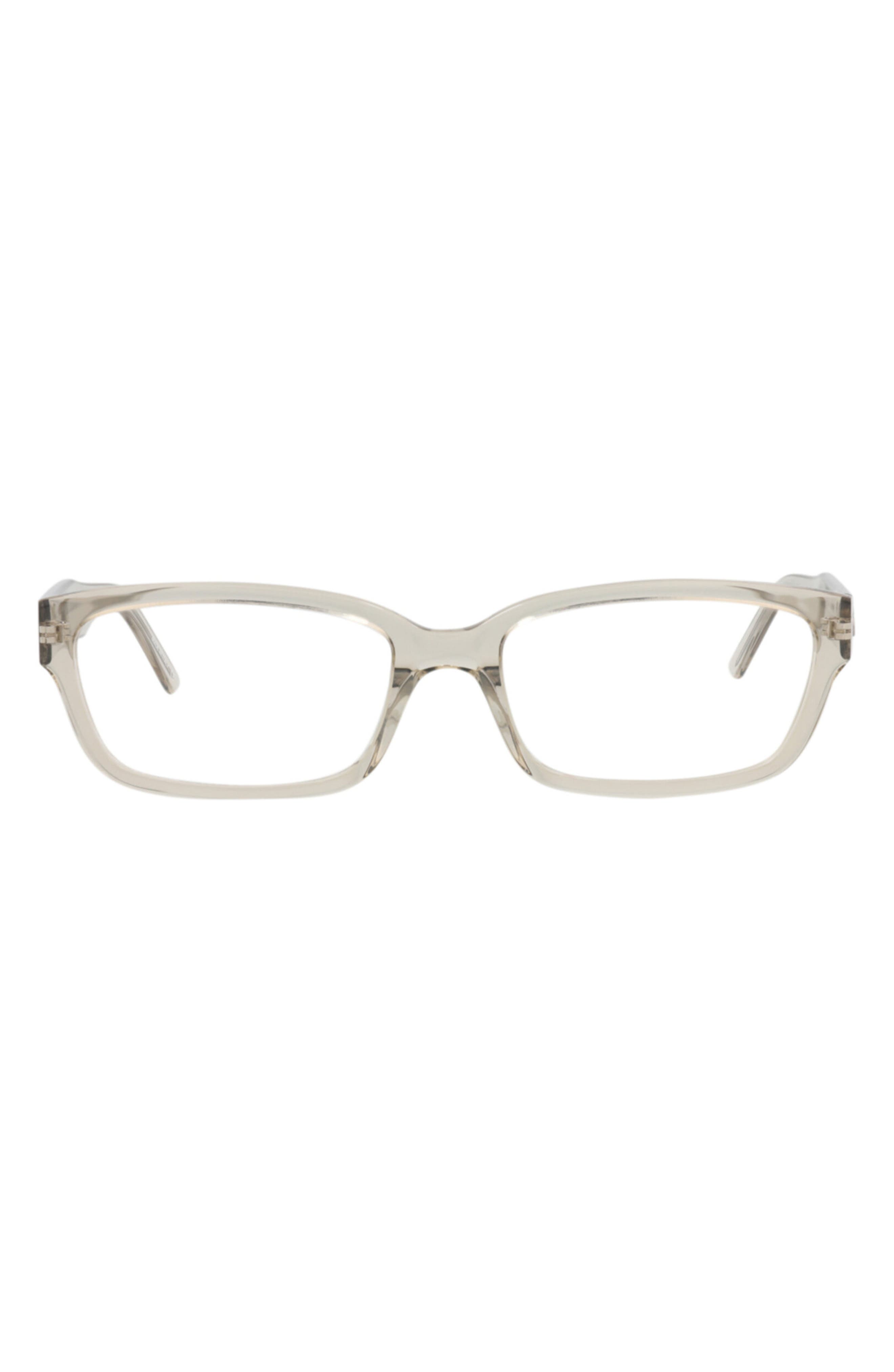 Balenciaga 55mm Rectangular Optical Glasses