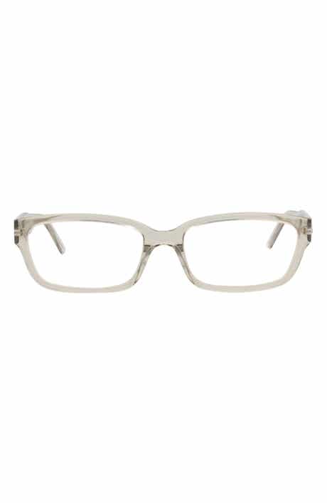 Balenciaga 55mm Rectangular Optical Glasses