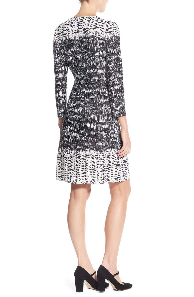 BCBGMAXAZRIA 'Adele' Print Jersey Wrap Dress, Alternate, color, 