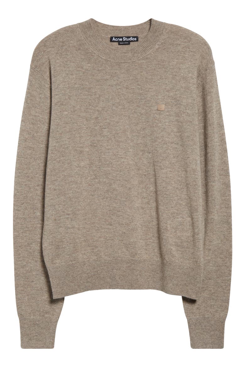 Wool & Yak Hair Sweater, Main, color, GREIGE MELANGE DRN