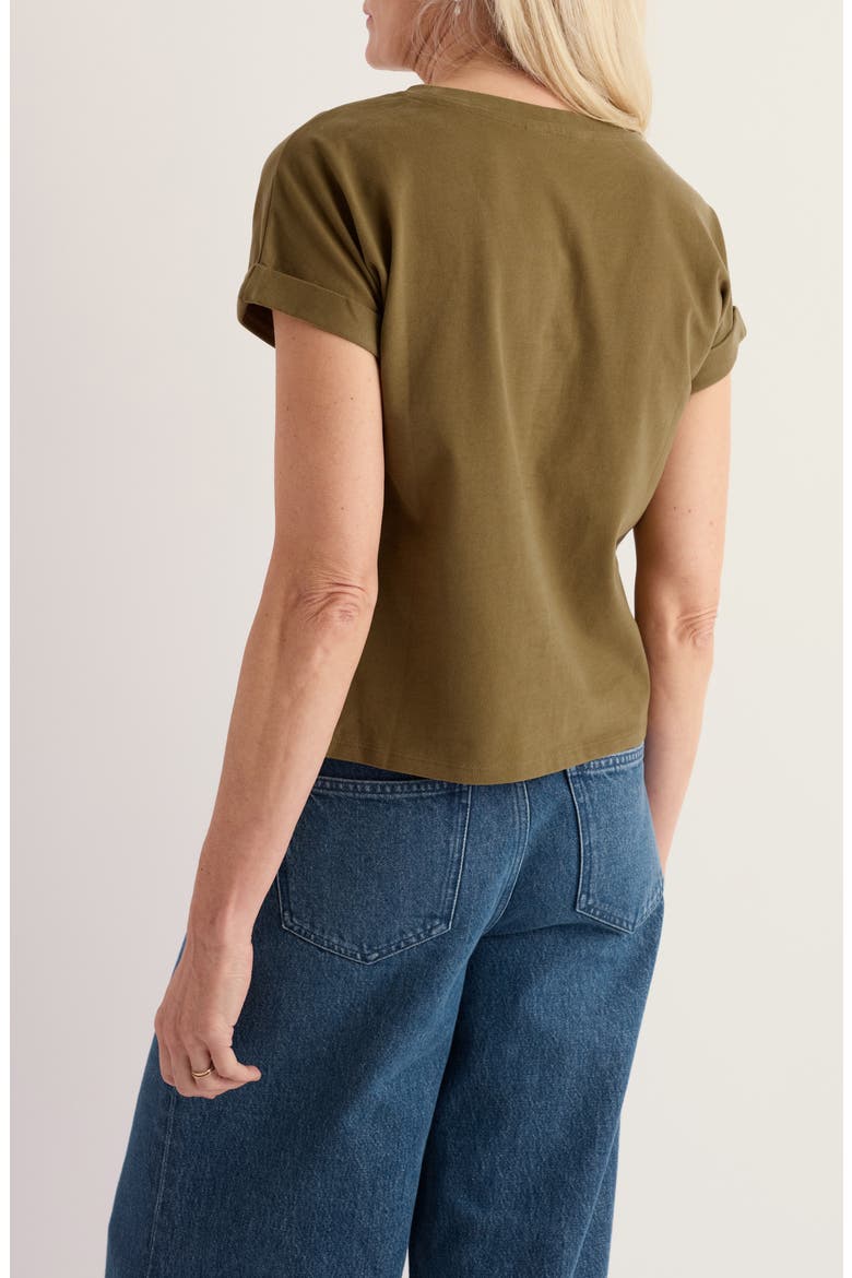 Porthzennor T-Shirt, Alternate, color, FERN MOSS