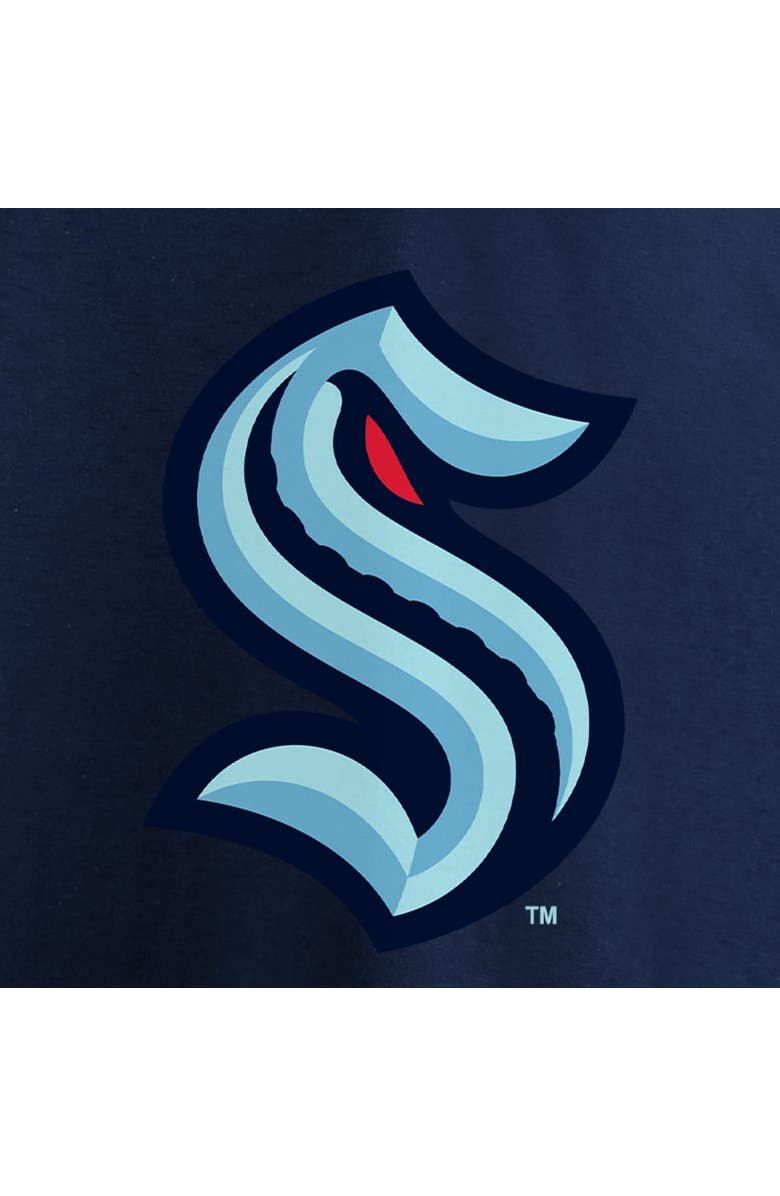 FANATICS Men's Fanatics Branded Navy Seattle Kraken Primary Logo Long Sleeve T-Shirt, Alternate, color,