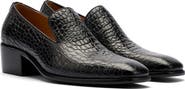 MARC NOLAN Hugo Croc Embossed Leather Slip On Loafer