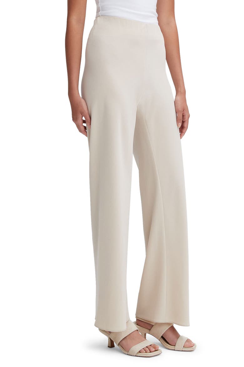 Colette High Waist Crepe Bias Pants, Alternate, color, SHELL