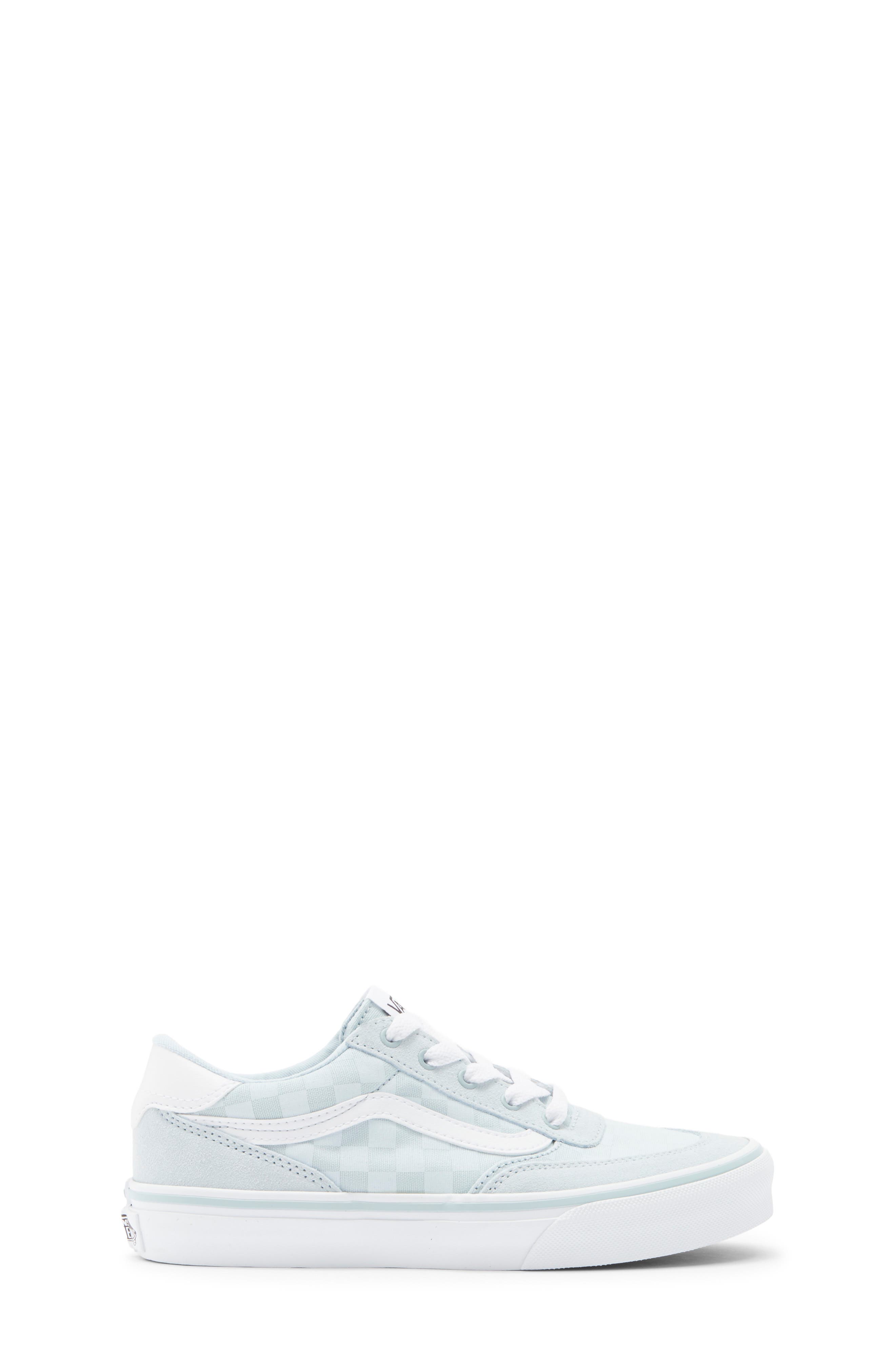 Vans Kids' Brooklyn Sneaker, Alternate, color, Check Textile Dawn Mist