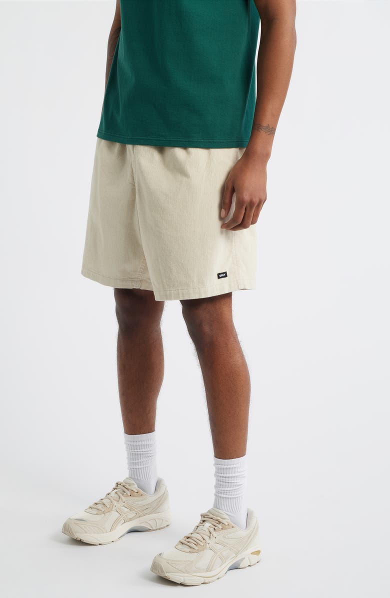 Obey Horizon Corduroy Shorts, Alternate, color, 