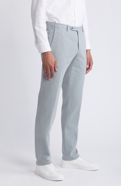 Zanella Stretch Lyocell & Cotton Casual Pants In Gray