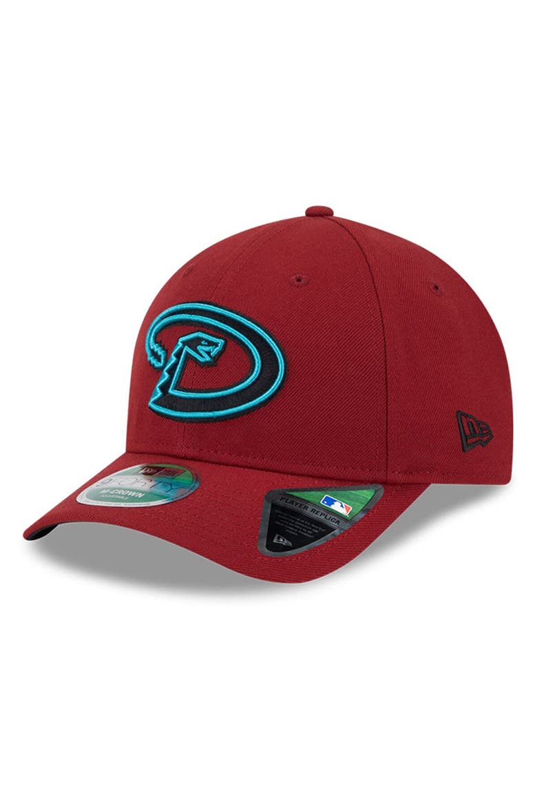 Men's New Era  Red Arizona Diamondbacks Player Replica 9FORTY Adjustable Hat, Main, color, Red