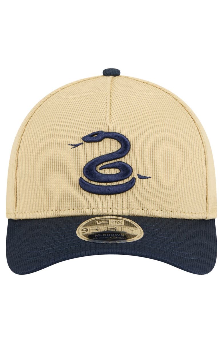 New Era Men's New Era Gold Philadelphia Union 2025 Jersey Hook 9FORTY M-Crown Adjustable Hat, Alternate, color, Gold