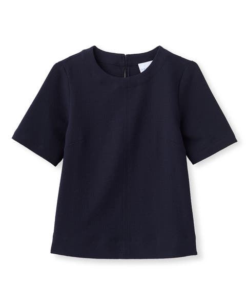 Chloe Pebbled Crepe Top