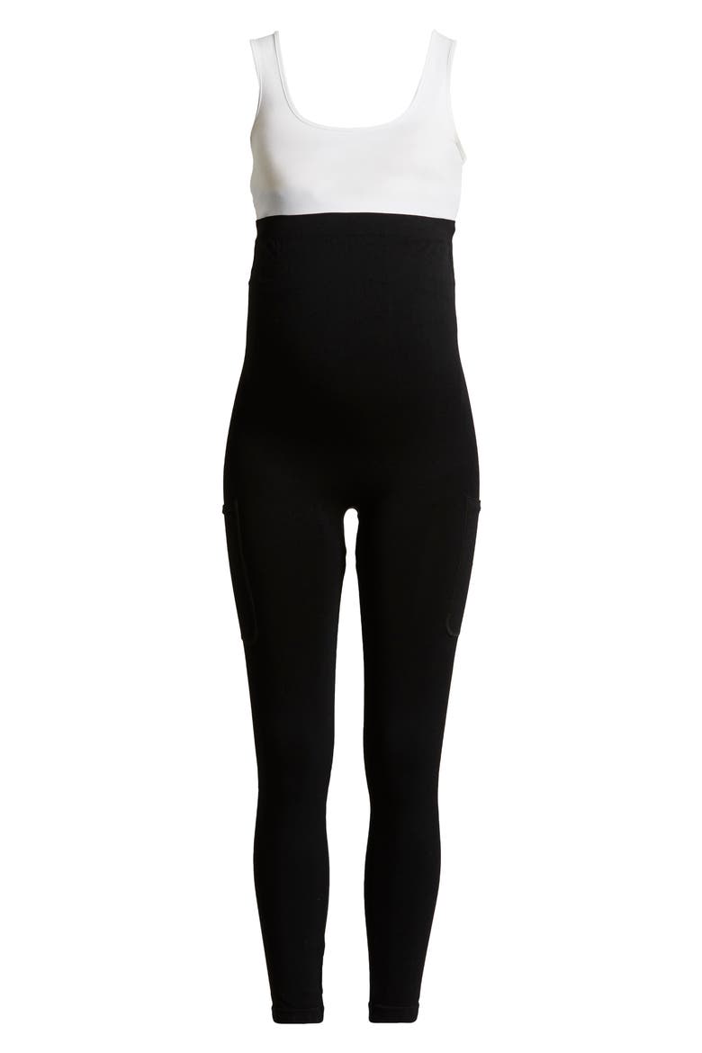 Smooth Out Seamless Maternity Leggings, Alternate, color, BLACK