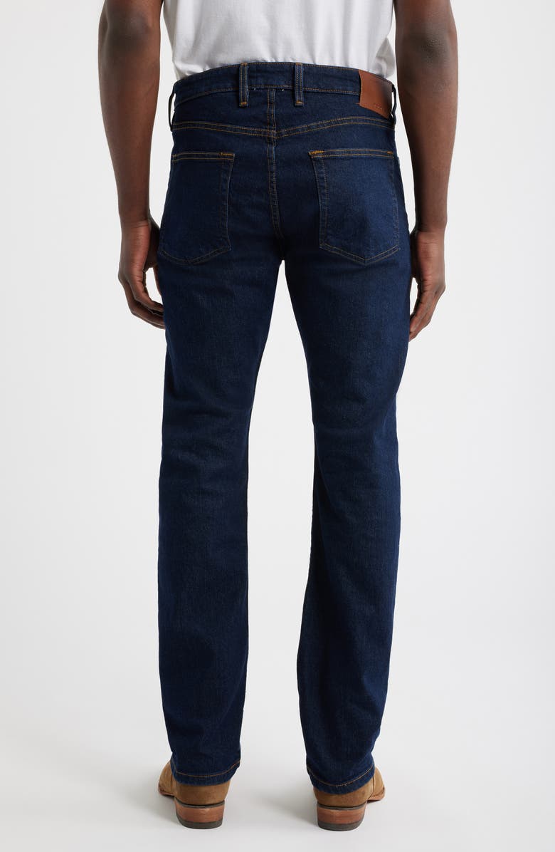 Tecovas Slim Straight Stretch Denim Jeans, Alternate, color, Dark Indigo