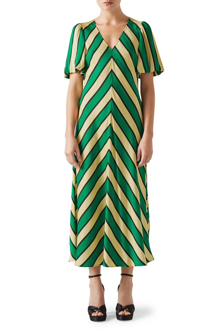 Meerim Maxi Dress, Main, color, GREEN