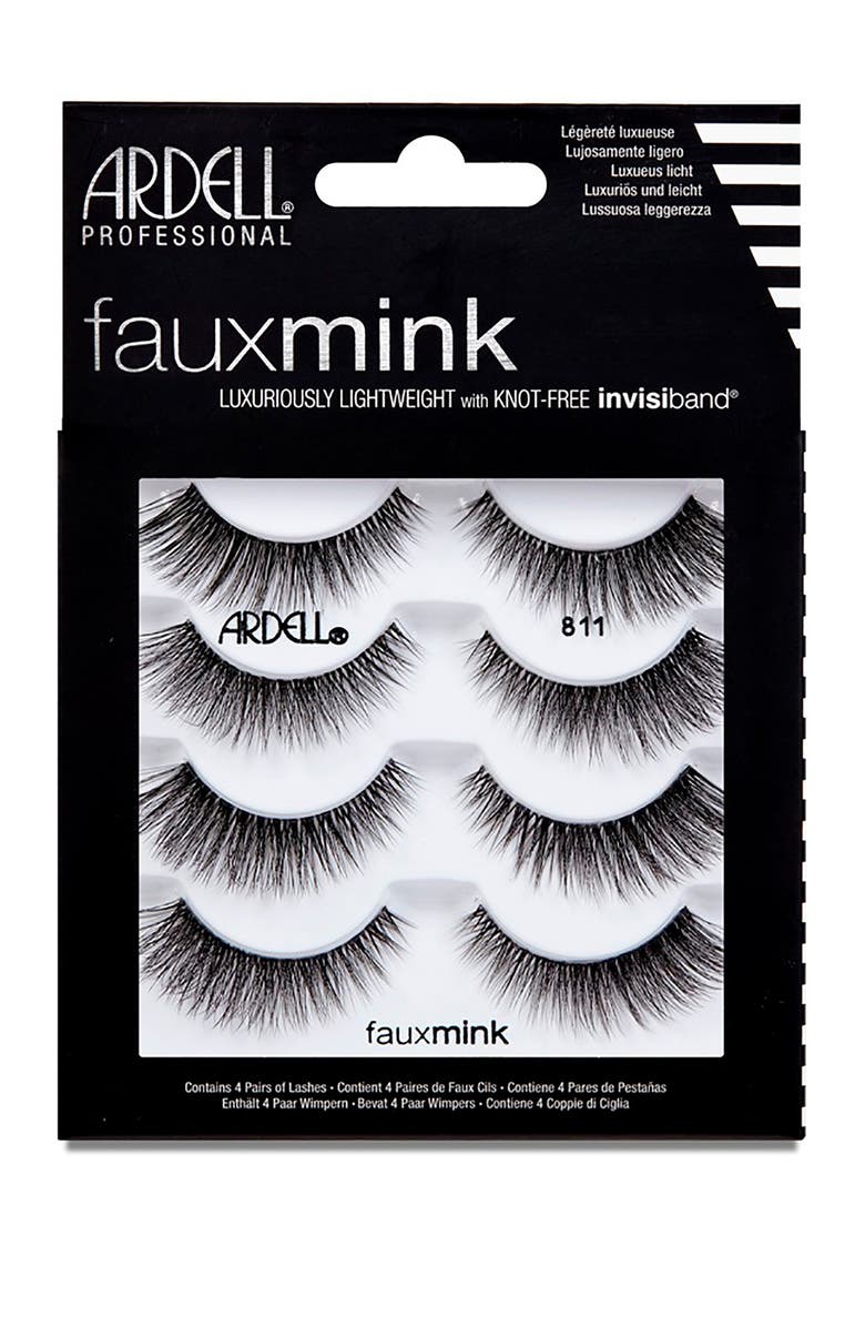 ARDELL Faux Mink 811 Lashes - Pack of 4, Main, color,