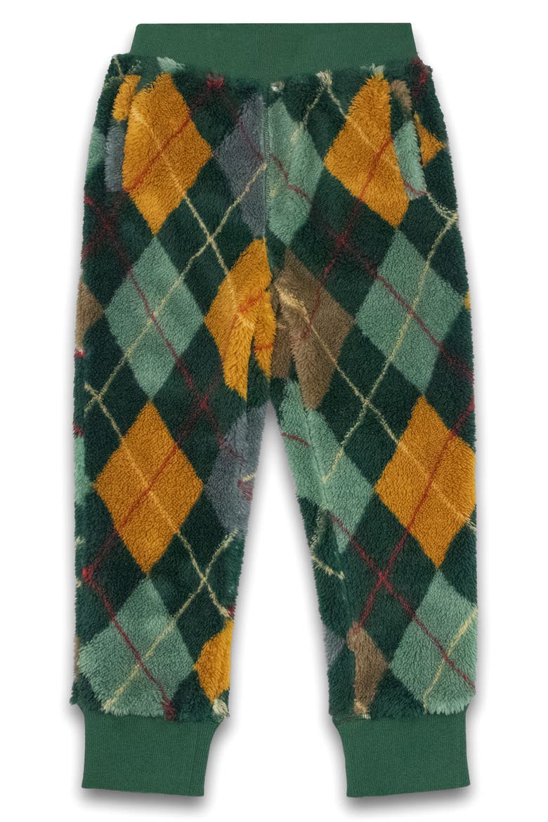 Kids' Highland Argyle Fleece Sweatpants, Main, color, HUNTER ARGYLE