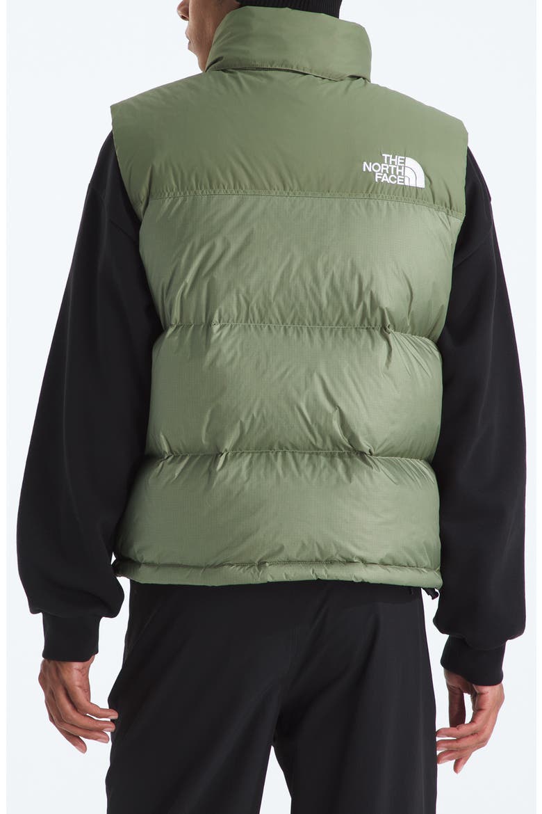 1996 Retro Nuptse Water Resistant Down Puffer Vest, Alternate, color, BARK MIST