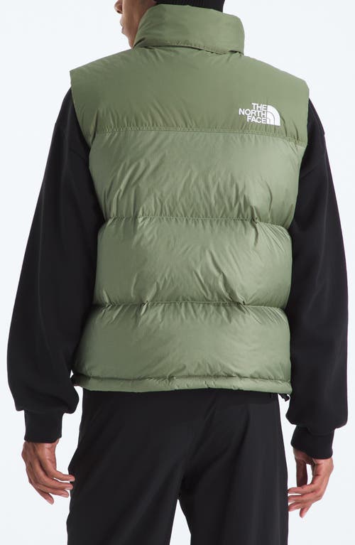 The North Face 1996 Retro Nuptse Water Resistant Down Puffer Vest In Green