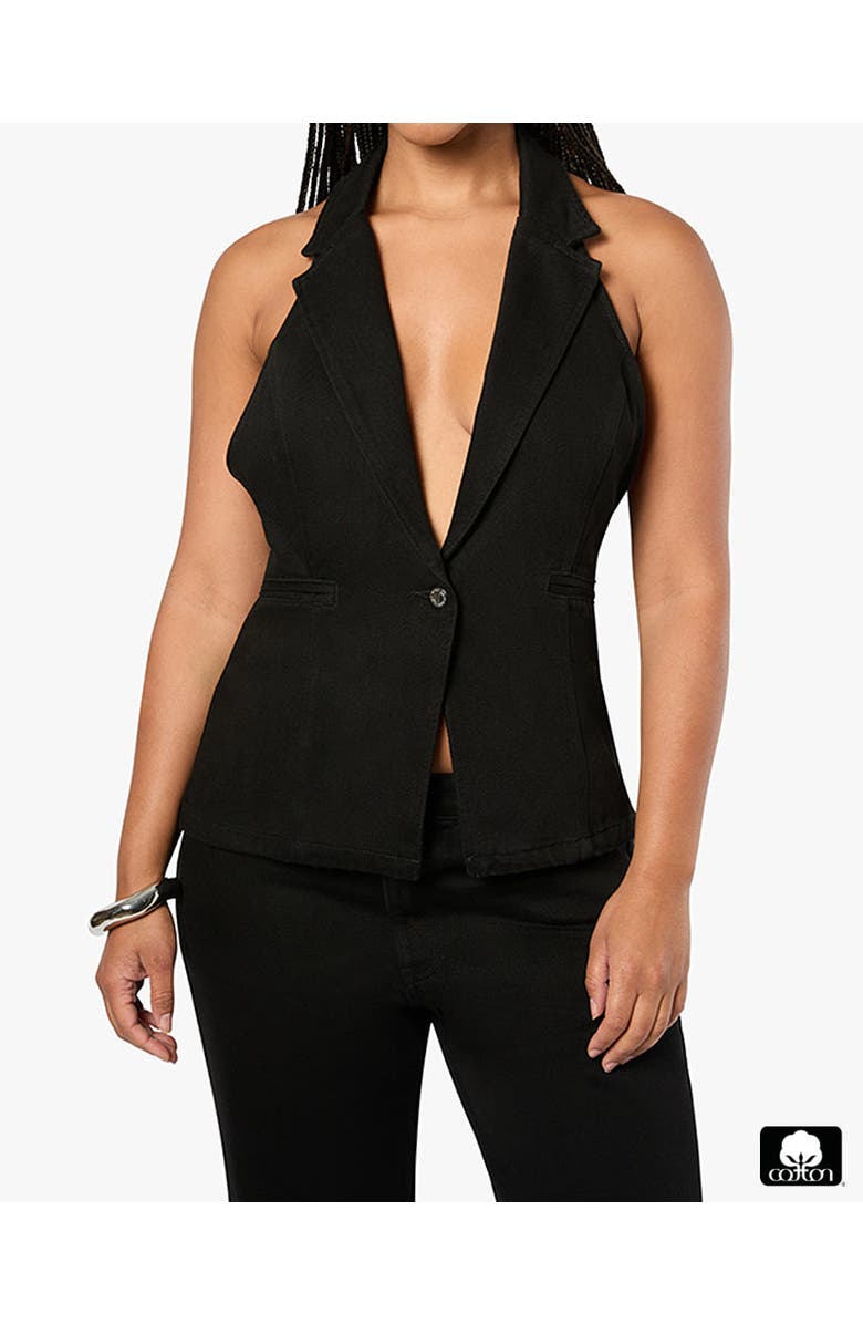 WeWoreWhat Denim Vest, Main, color,