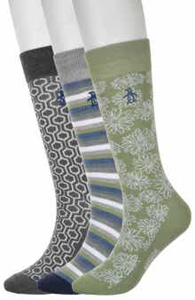 Ayres Floral Assorted 3-Pack Crew Socks
