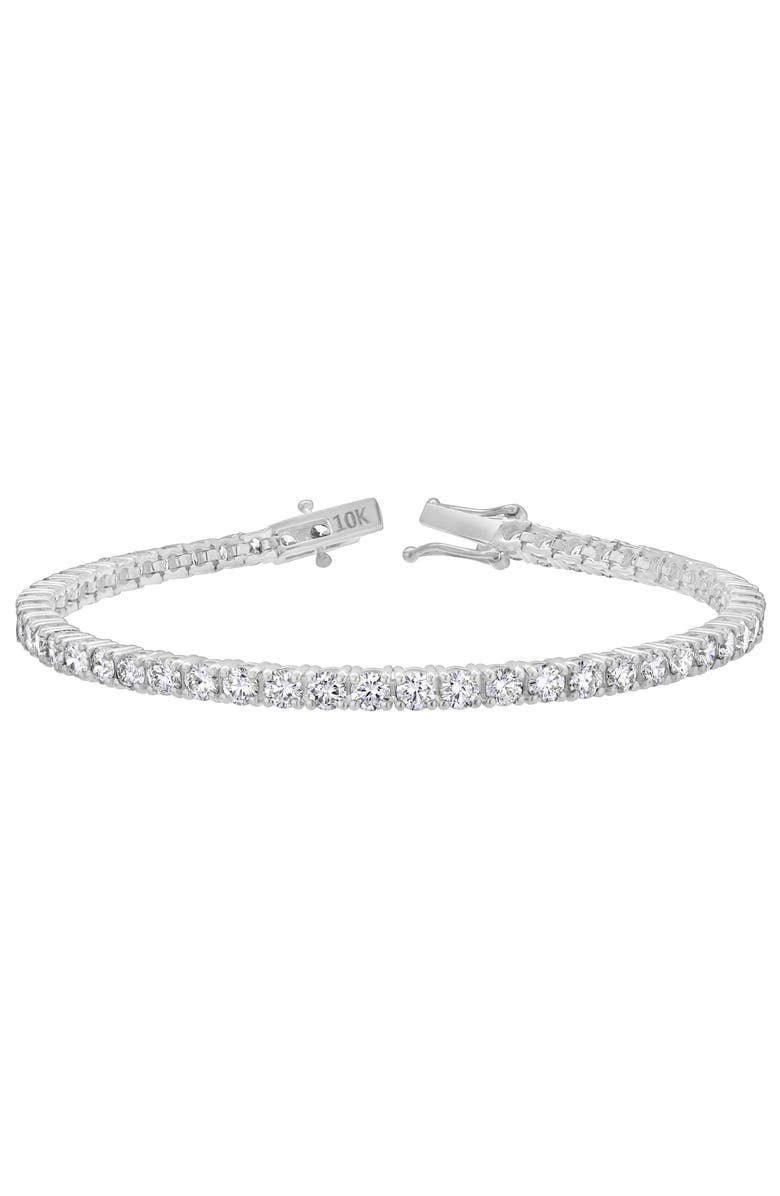 LuvMyJewelry 15Luv 10K Gold Lab Grown Diamond Tennis Bracelets - 6 Carats, Main, color,