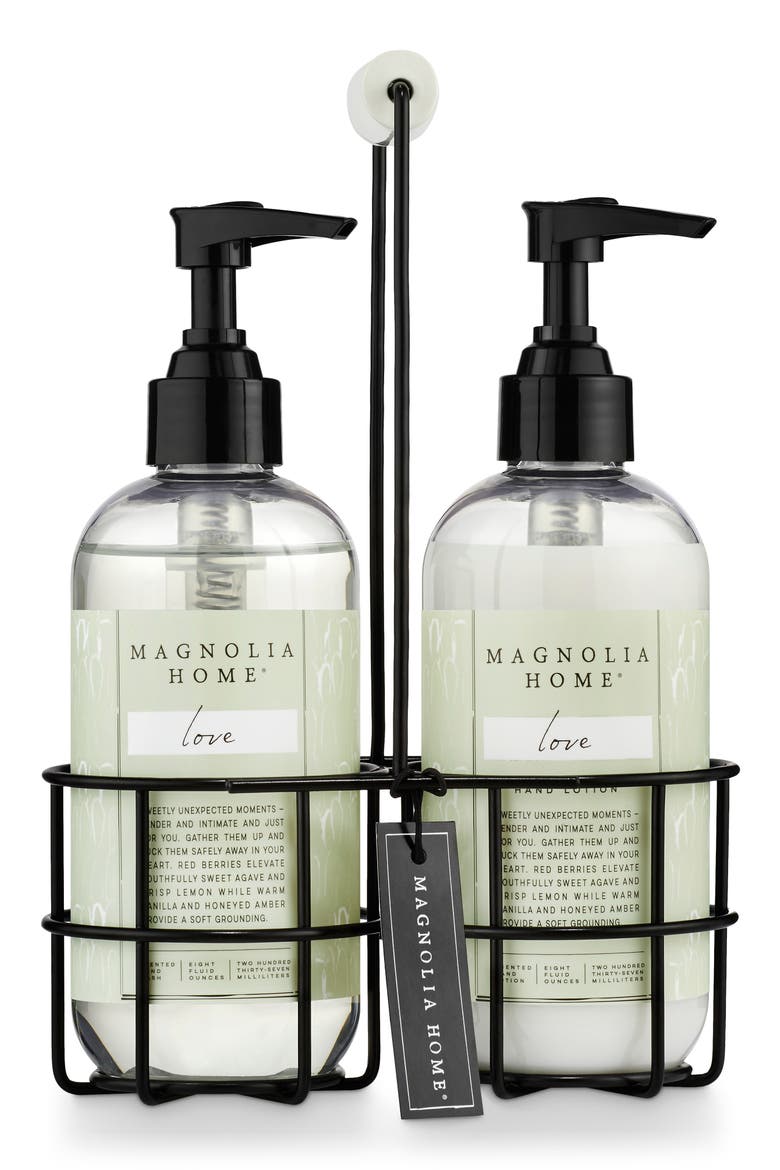 Magnolia Home Hand Wash & Lotion Set, Main, color, LOVE