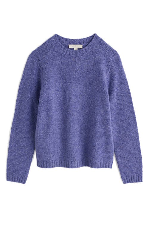 Seasalt Cornwall Dawson Pick Merino Wool Blend Crewneck Sweater In Purple