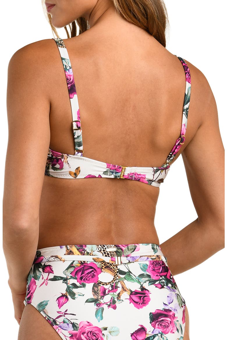 Alexandria Rose Leopard Underwire Bikini Top, Alternate, color, WHITE MULTI