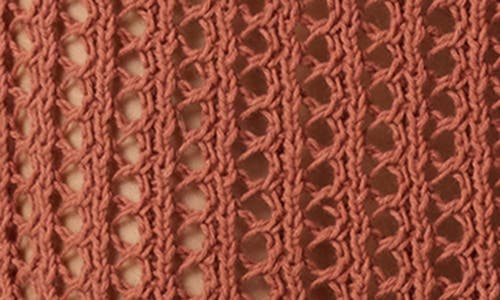 O'neill Ryan Open Knit Cover-up Skirt In Brown
