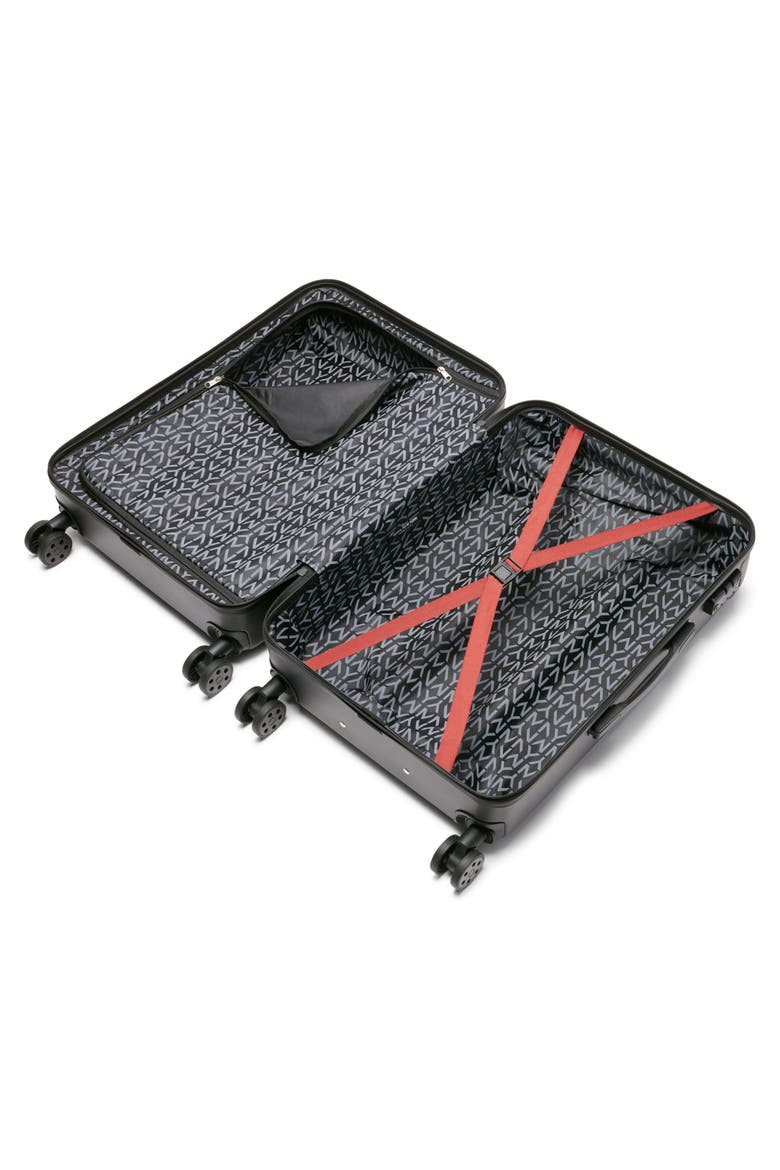 Lotus Upright Suitcase, Alternate, color, Black