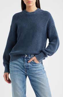 Faherty Sunwashed Organic Cotton Fisherman Sweater