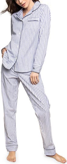 Petite Plume French Ticking Stripe Pajamas Nordstrom