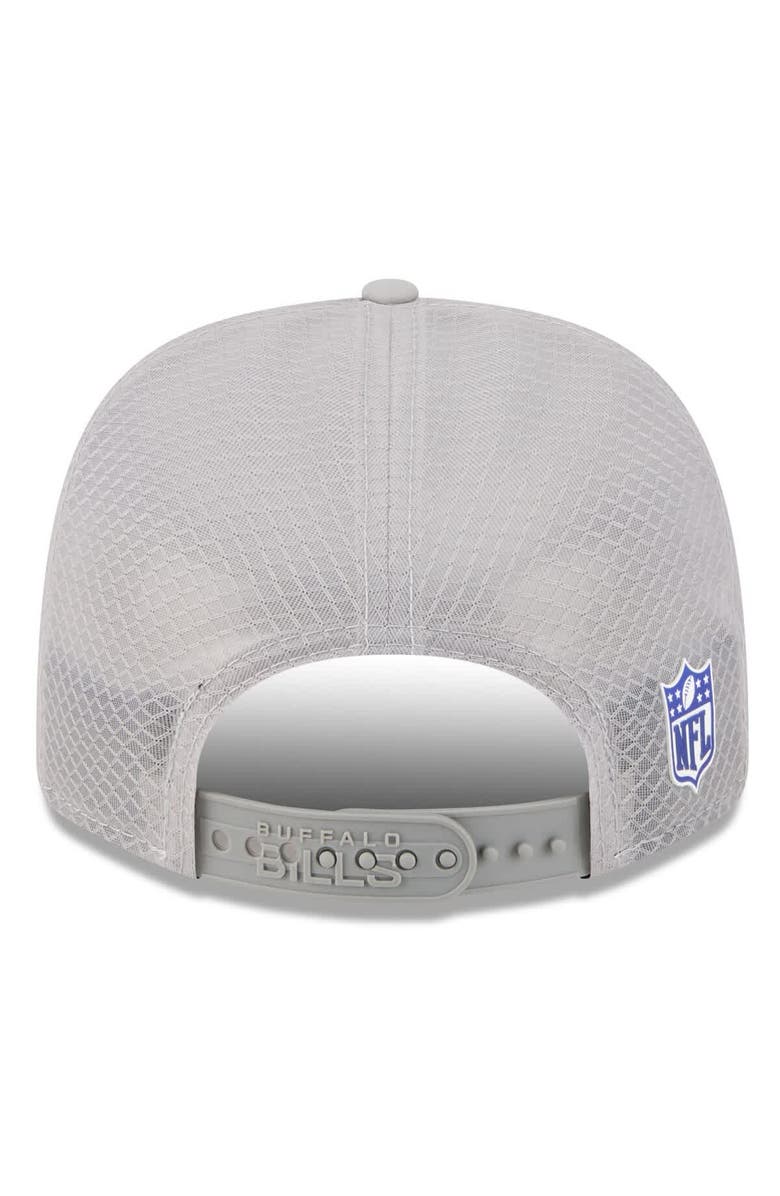 New Era Men's New Era Gray Buffalo Bills 2025 Sideline  9SEVENTY Adjustable Trucker Hat, Alternate, color, 