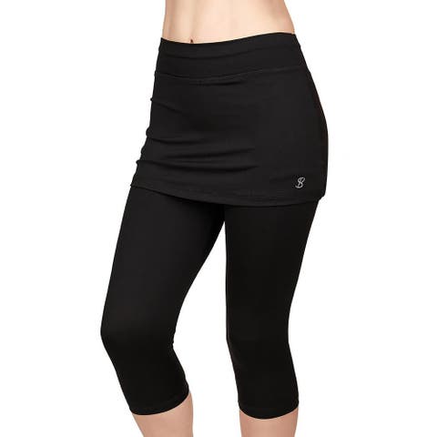 UV Staples Abaza 13in Womens Tennis Skirt with Capri Leggings