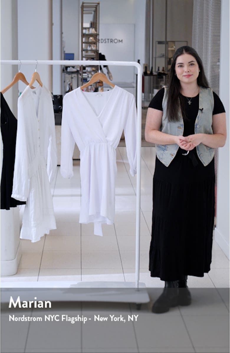 Long Sleeve Tie Front Dress, sales video thumbnail