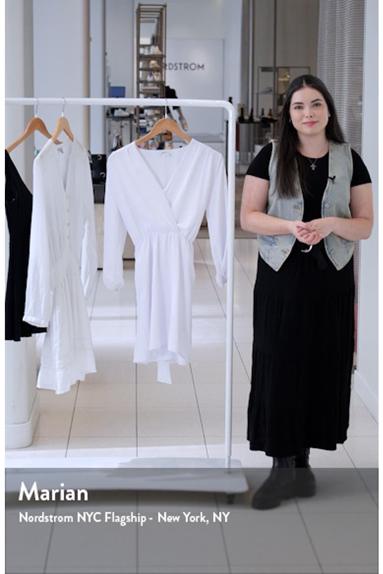 Long Sleeve Tie Front Dress video
