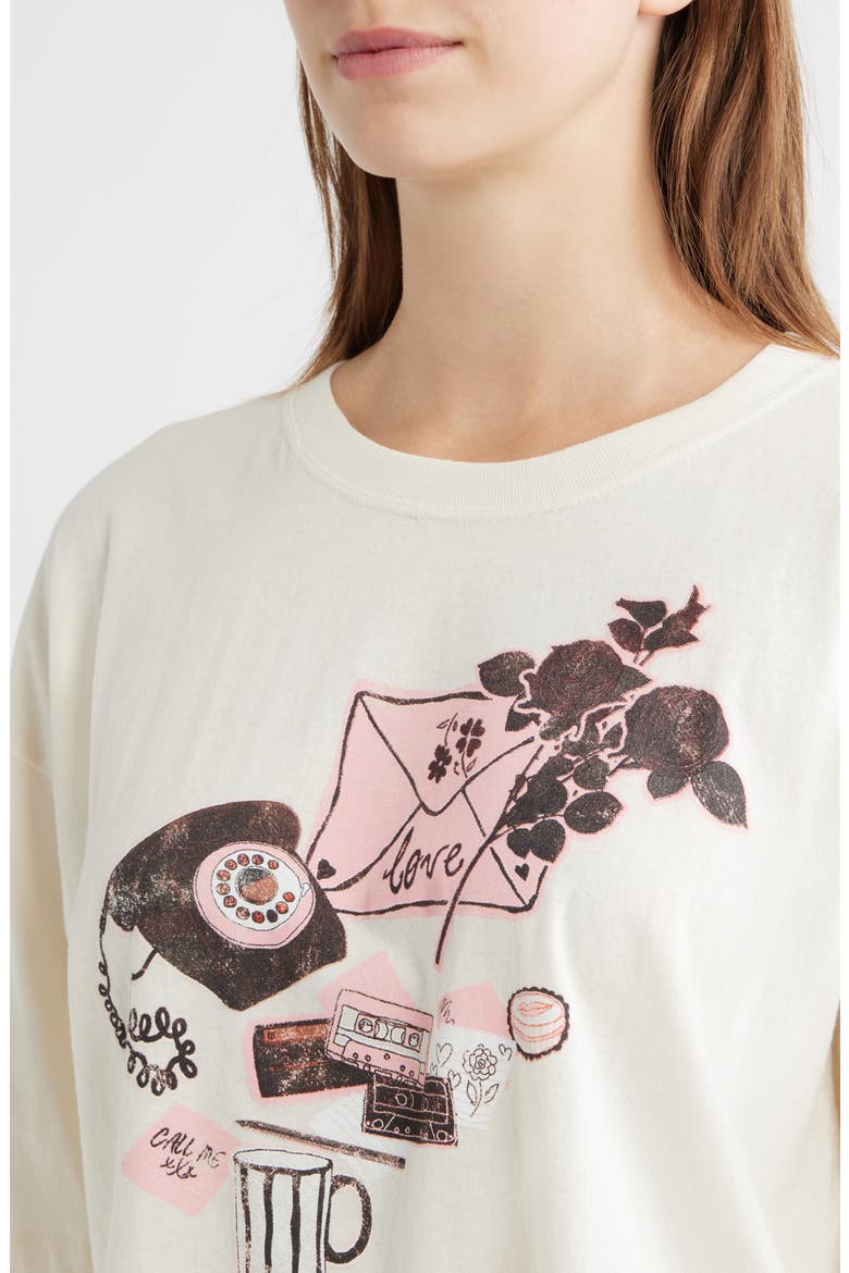 Love Letter Graphic Tee, Alternate, color, MARSHMALLOW
