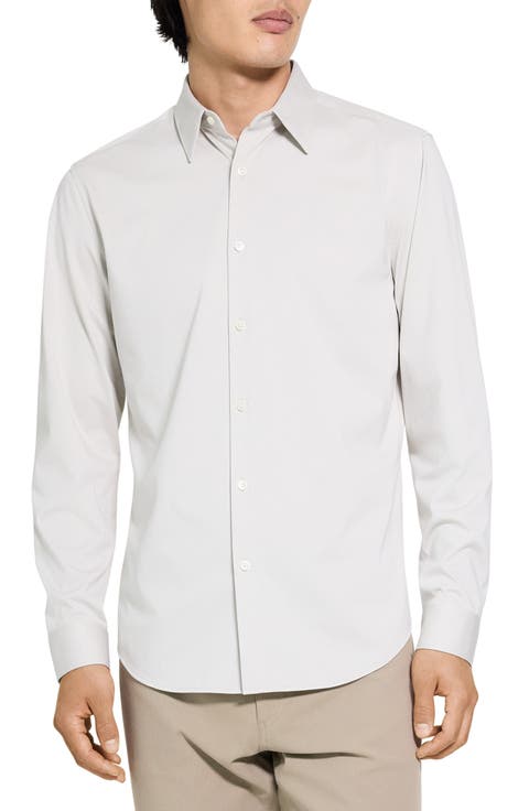 Sylvain ND Structure Knit Button-Up Shirt