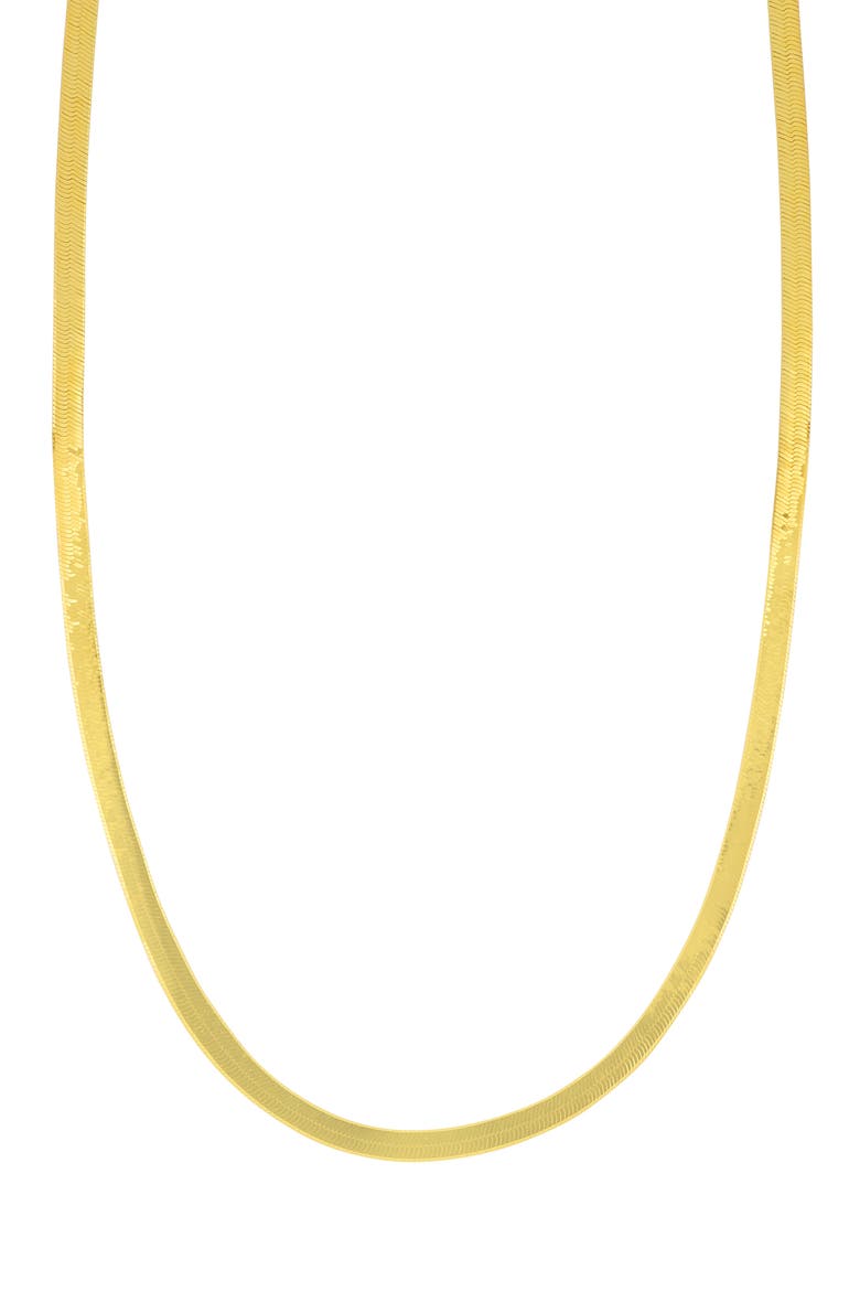 14K Gold Herringbone Chain Necklace, 2.8mm, Main, color, 14K YELLOW GOLD