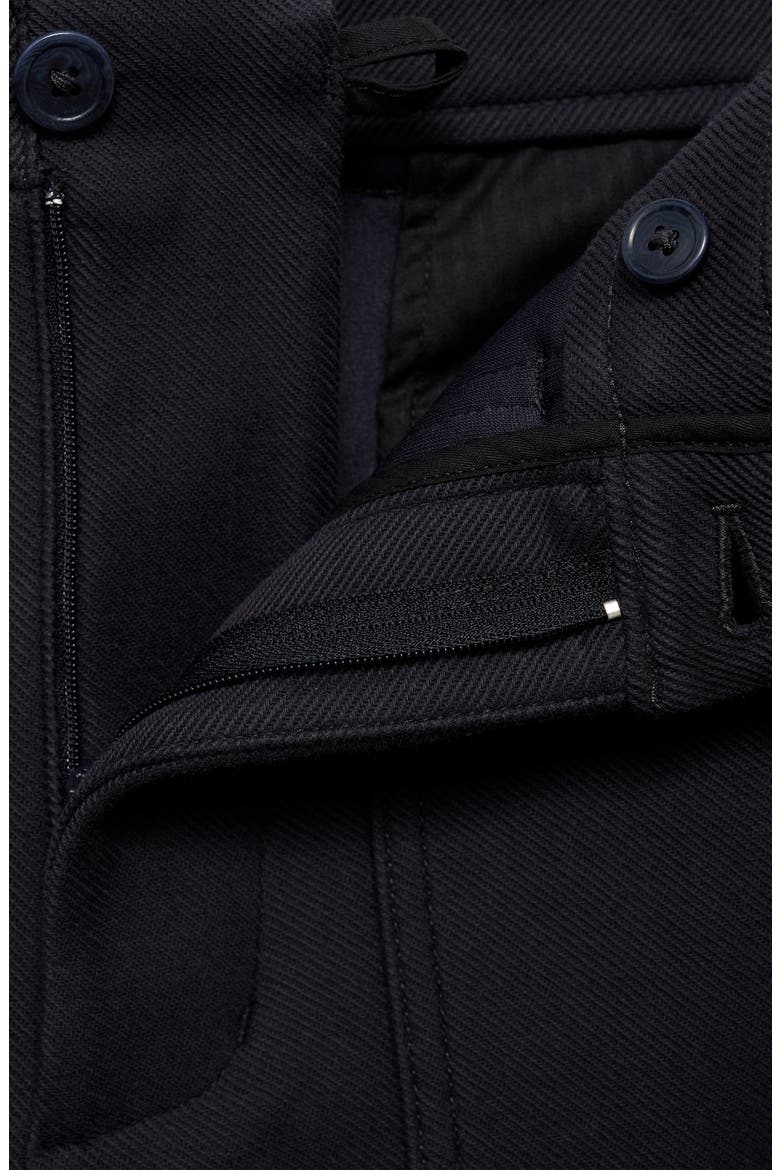Textured Classic Fit Pants, Alternate, color, DARK NAVY