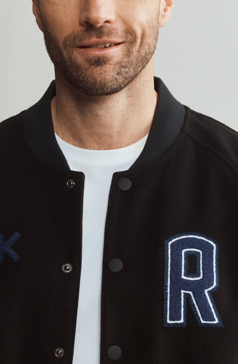 Rhone The Crew Jacket, Alternate, color, Black