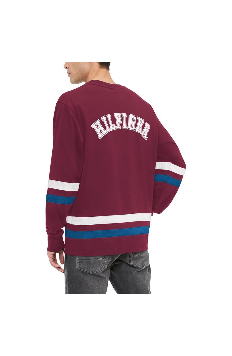 Tommy Hilfiger Men's Tommy Hilfiger Burgundy Colorado Avalanche Nolan Long Sleeve T-Shirt, Alternate, color, Burgundy