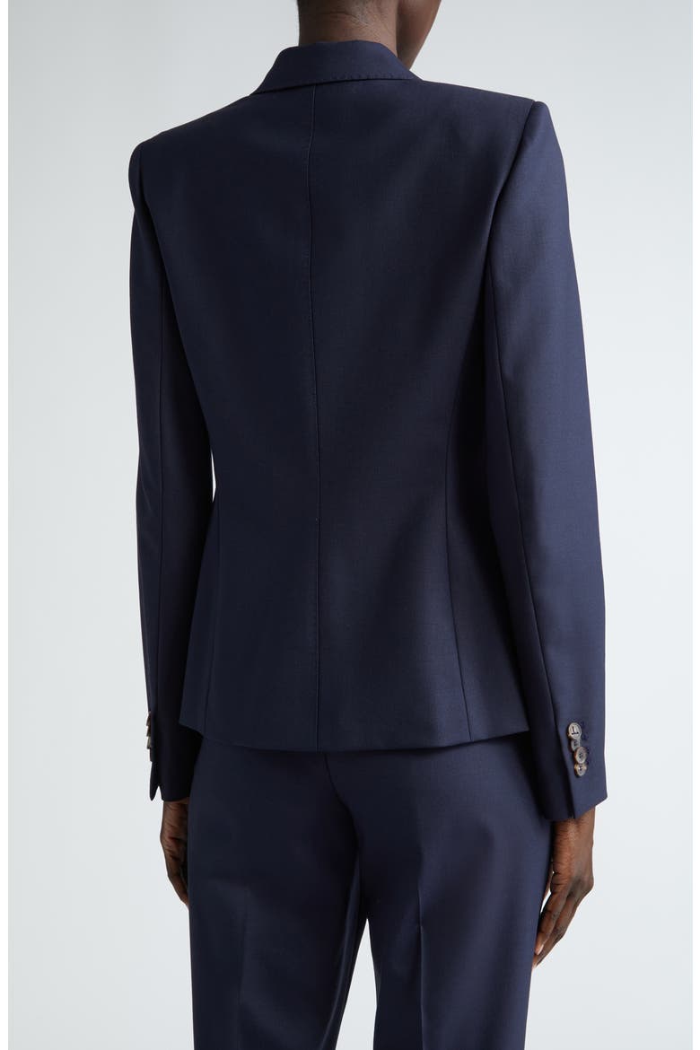 Fitted Stretch Wool Blazer, Alternate, color, INK