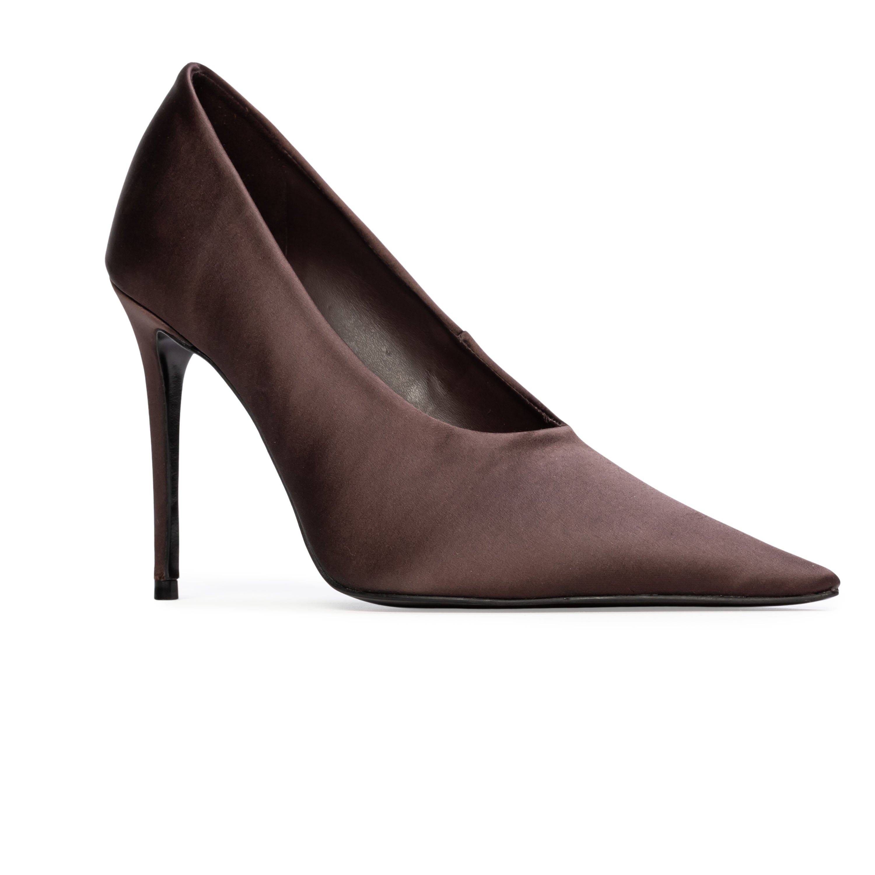 Jona 100 Satin Pump, Alternate, color, Cacao Satin