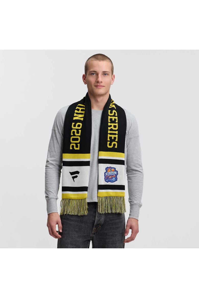 Boston Bruins 2026 NHL Stadium Series Team Scarf, Main, color, Black