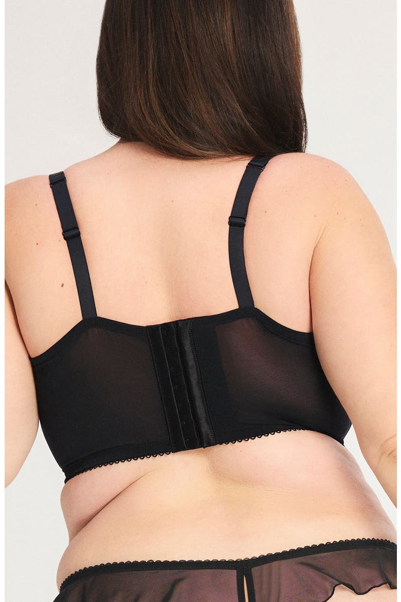 Sweet Fetish Underwire Bustier(Regular & Plus), Alternate, color, BLACK CAVIAR