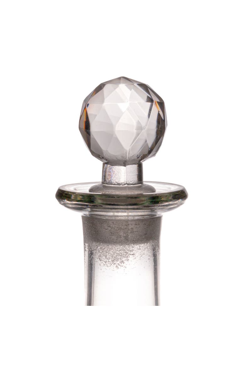 20-Ounce Etched Glass Decanter with Giraffes and Glass Stopper, Clear, Alternate, color, Clear