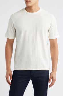 Emporio Armani Textured Cotton T-Shirt