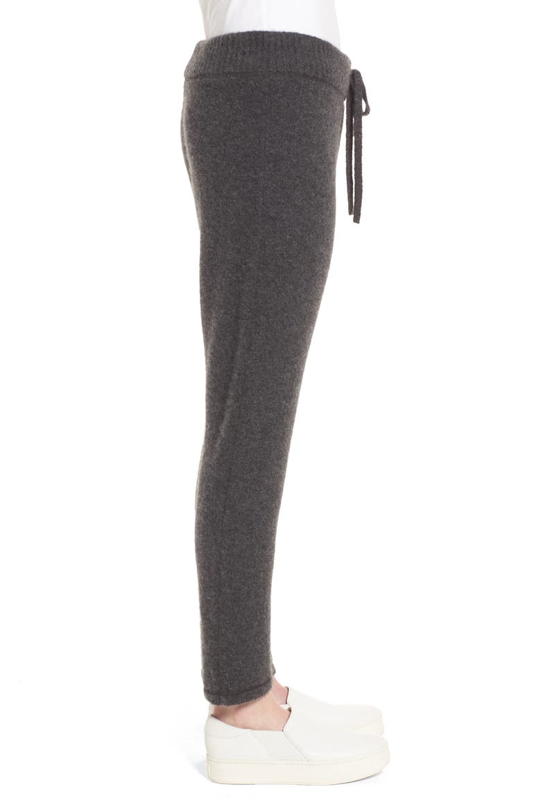 Brushed Cashmere Sweatpants, Alternate, color, CHARCOAL